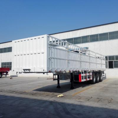 China 30 Ton 600mm 3 Axle Side Wall Semi Trailers Customized for Your Customer Requirements for sale