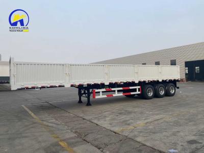 China Approx. 6.7 T 3 Axles 40tons 60tons Side Wall Cargo Semi Trailer for Transportation for sale