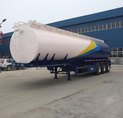 China 3 Axles Storage Tank Crude Oil Trailer with Manual Handrail and Wabco Relay Valve for sale