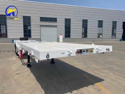 China 3axle 40ton Loading Skeleton Semi Trailer with After-sales Service for sale