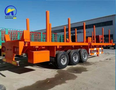 China Flatbed/Lowbed/Tank Transport Semi-Trailer met LED-licht en Jost King Pin Te koop