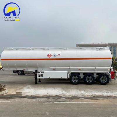 中国 2 4 軸 30000L 40000L アルミニウム歩道タンク/タンカートラック 石油/燃料/ディーゼル/ガソリン/原油/水/ミルク輸送用の半トレーラー 販売のため