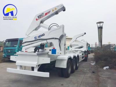 China Base de ruedas de 37 toneladas 7000-8000 mm Semirremolque de elevación lateral con capacidad de carga de 30-100 t en venta