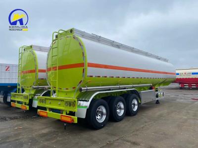 China 315/80r22.5 Tire 3/4 Axle Carbon Steel Crude Liquid Fuel Oil Tanker Semi Trailer for sale