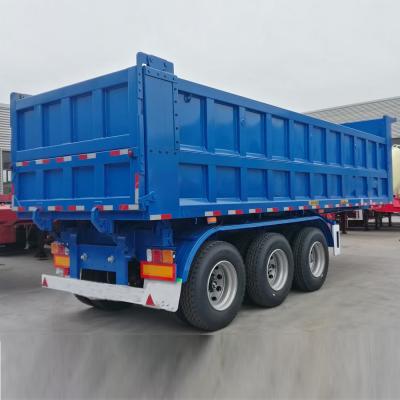 China Mechanical Suspension 3 Axle Tipper Semi Trailer Dump Body Trailers at Affordable for sale