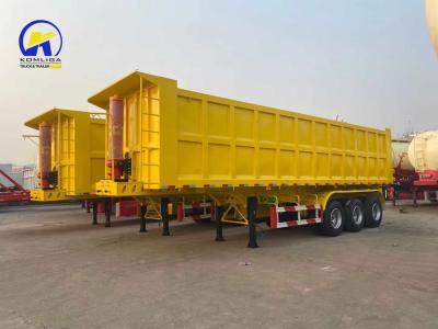 Cina 3 assi 4 assi Dump Trailer Truck Tipper Trailer con 9.00-22.5/8.00-20/8.5-20China Rim in vendita