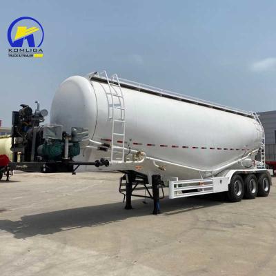 China Technische reserveonderdelen Ondersteuning 3-assige bulker cement aanhangwagen tank aanhangwagen voor 30-70cbm Te koop