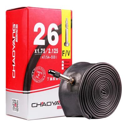 China Mountain Bikes CHAOYANG Bicycle Tubes Bike Inner Tubes 26*1.25/1.5/1.75/1.95/2.125/2.3/2.4/2.5 for sale