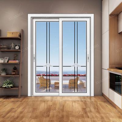 China Sound Insulation Best Selling Aluminum Door Frames French Doors Exterior White Aluminum Sliding Doors for sale