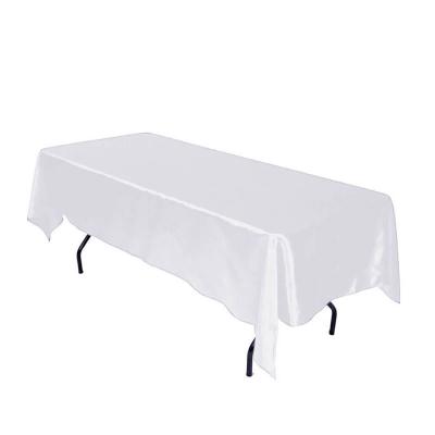 China Modern Home Dining Table Cover Rectangle Satin Table Cloth Wedding Birthday Christmas Banquet Decor Table Cloth Covers for sale