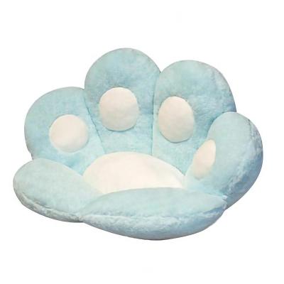 China Cute Cat Paw Neck Pillow Cushion Car Seat Belt Protector Waist Cover Female Viable Decorative Headrest Plush Car Accessories for sale