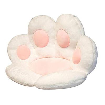 China Bear Paw Animal Seat Kawaii Cushion Stuffed Plush Sofa Indoor Floor Home Office Chair Decor Gift Stuffed Cat Paw Backrest Pillow for sale