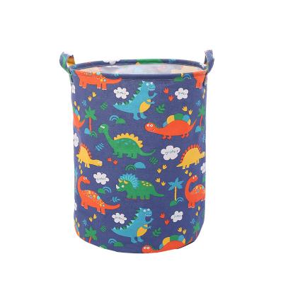 China Foldable Waterproof Household Clothes Toy Cloth Storage Basket Dirty Laundry Basket Storage Bucket Storage Basket Eco-friendly Durable for sale