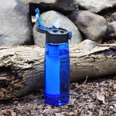 China 650ml Filter Water Bottle for sale