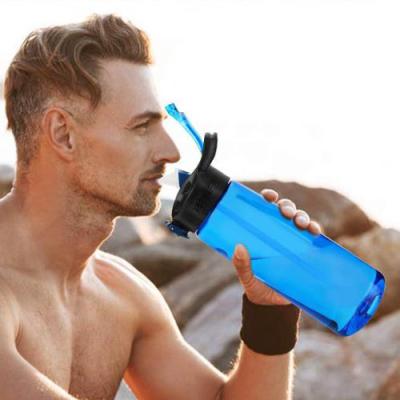 China Carbon Camping Drinking Bottle With Filter 6mm Thick LIQUIDZING for sale