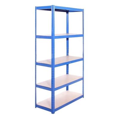 China Corrosion Protection Rivet Rack Light Duty Corner Shelving Racking for sale