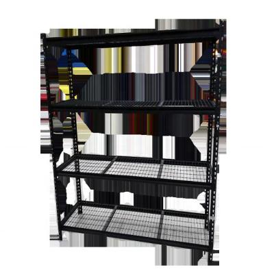 China With support bar rivet rack light duty shelving racking with wire mesh decking for sale