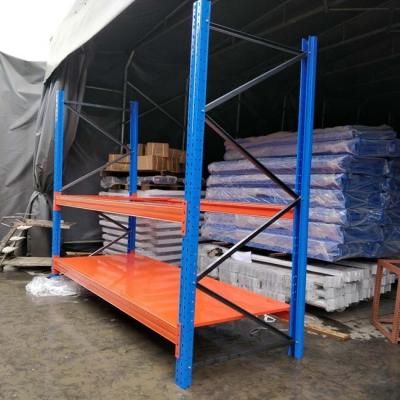 China Corrosion Protection High Capacity Heavy Duty Warehouse Rack With Steel Decking Panel for sale