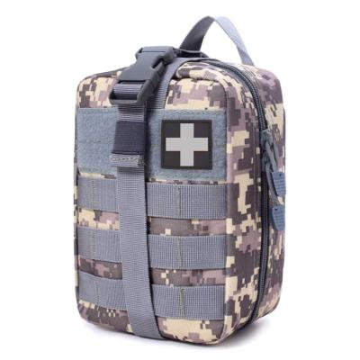 China Polyester Camouflage Portable Medical Supplies Bag Tactical Medical Pouch For Camping for sale