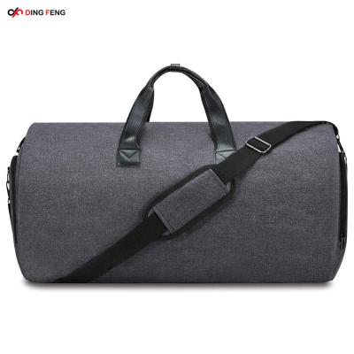 China High Quality Custom Made Storage Travel Suit Duffel Bag Clothing Garment Suit Bag With Adjustable Shoulder Strap for sale