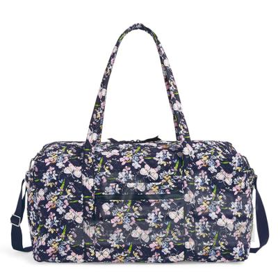 China Custom Printed Duffel Bag Fashion Factory Shoulder Bag Women Gym Weekender Bag Overnight Travel Duffel Bag for sale