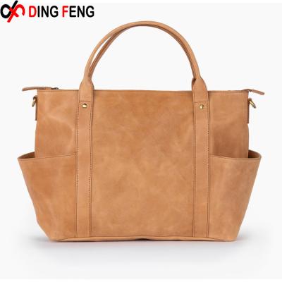 China Fashion Custom Universal Women Shoulder Bag Luxury Convertible Travel Backpack Leather Utility Tote Bag for sale