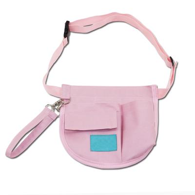 China Wholesale Lady Nurse Tool Pockets Custom Logo Pink Polyester Wait Bag Ladies Sling Bag Polyester Fashion Sports Travel Women DEQI for sale