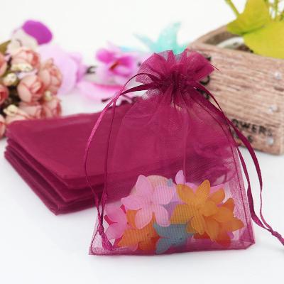 China Organza Organza Travel Jewelry Packaging Filter Frame Gift Candy Bag Organizer For Wedding Christmas Bathroom Soap Custom for sale