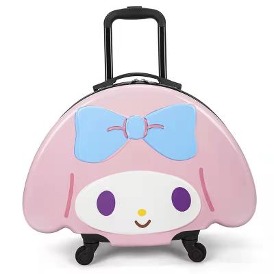 China 2022 New Waterproof 3D Pattern Universal Wheel PC Trolley Cash Trolley Bag For Children Shopping Trolley for sale