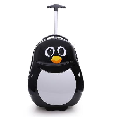 China Cute Cartoon Luggage PC With Wheels Carry On Smart Luggage Suitcase Kids Baggage for sale