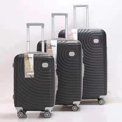 China Hot ABS Three Piece Set 20' 24' 28 Wheel Factory Spot Silent Suitcase Set Luggage Sets Luggage Travel for sale