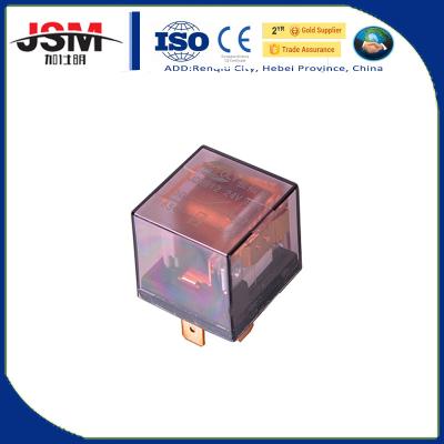 China waterproof relay 12v 4pin 80A With LED red copper terminal transparent auto relay high quality normally open car relay for sale