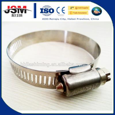 China Stainless steel SS hose clamp for sale