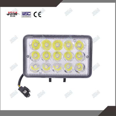 China LED Headlight assembly Square auto work light headlamp with 45w leds for sale