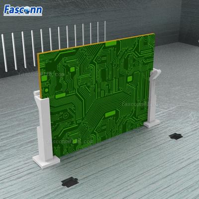 China Plastic Vertical Mount PCB Board Guide Latch Nylon66 Locked, Board Corner Bracket, PC Board Guide for sale