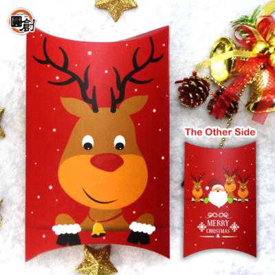 China 20 Pieces Handmade Christmas Reindeer Gift Wrapping Paper Boxes for sale