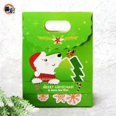 China Handmade Christmas Polar Bear Luxury Packaging Paper Box for sale