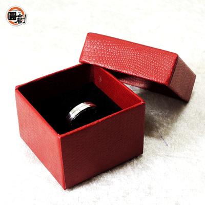 China Luxurious Jewelry Packaging Box Red Wine Texture Jewelry Packaging Gift Box Printed Own Brand Ring Jewelry Box for sale