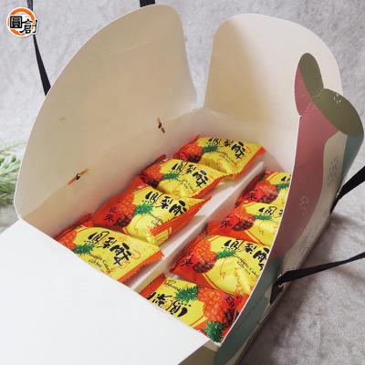 China Handmade Handmade Printed Paper Bag Boxes For Bakery Products for sale