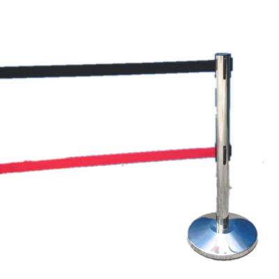 China Retractable Double Queue Rack For Hotel Double-belt Retractable Queue Rack for sale