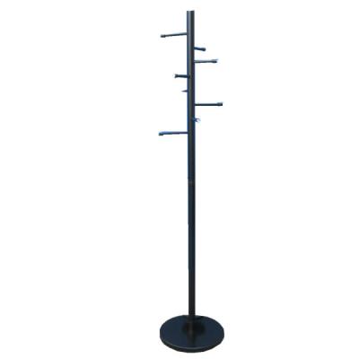 China Expandable Stainless Steel Coat Tree Attractive Black for sale