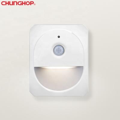 China Modern SC-191E Pir Motion Sensor Lamp Indoor Wall Light Auto Wireless Sensor Lamp Led Night Light for sale