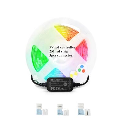 China Bias Lighting and Decoration RGB+CCT 5V Dimmable Led Strip KIT for TV Bias Lighting Sync with Screen Smartphone Control for sale