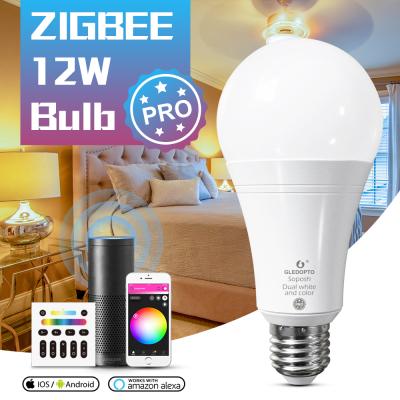 China Indoor 12W RGB Led Bulb Gledopto Branded Homekit Multicolor CCT Dimmable Light Bulb for sale