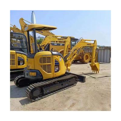 China PC35MR Cheap Small Japan Second Hand Hydraulic Crawler Used Komatsu Excavator without Cab 0.16 mÂ³ for sale