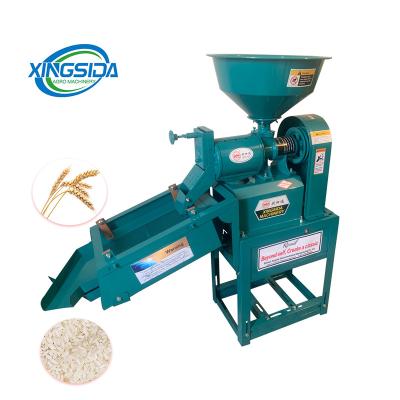 China Hotels High Quality Single Portable Vibration 150kg/h Small Gasoline Rice Mill Price for sale