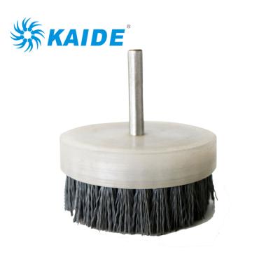 China Competitive Price Industrial Silicon Carbide Wire Abrasive Nylon Disc Drill Cleaning Brush for sale