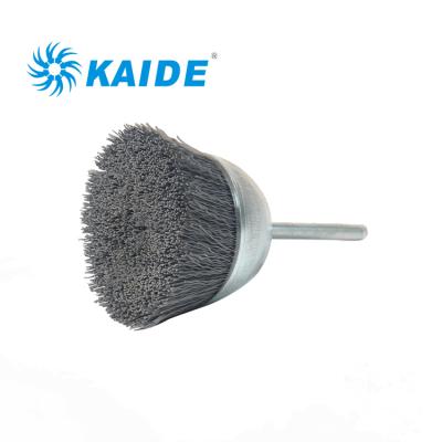 China High Density Abrasive Nylon Wire Cleaning Cup Brushes Drill Attachment For Machine for sale