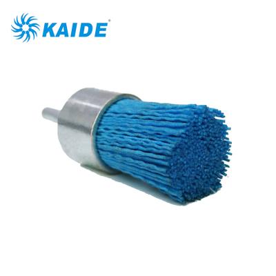 China Cleaning ISO Certificated Aluminum Oxide Abrasive Nylon Wire End Brushes For Industrial for sale