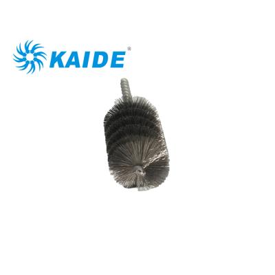 China Professional Grinding Industrial Tool Stainless Steel Wire Double Spiral Tube Pipe Cleaning Brush for sale